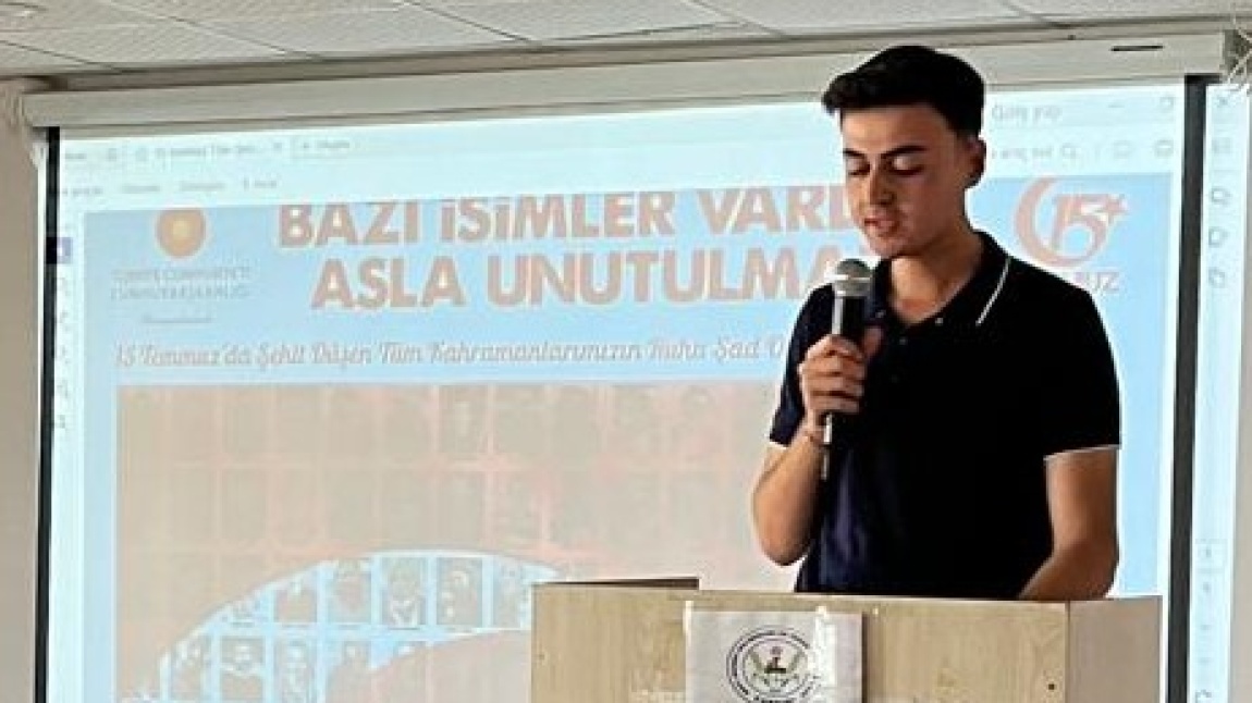 15 TEMMUZ DEMOKRASİ VE MİLLİ BİRLİK GÜNÜ